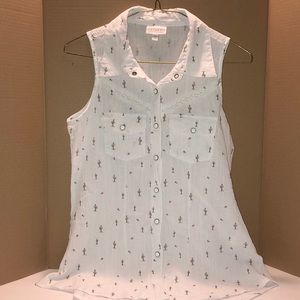 Shyanne western wear- cactus tank NWT